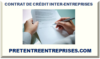 CONTRAT DE CRÉDIT INTER-ENTREPRISES